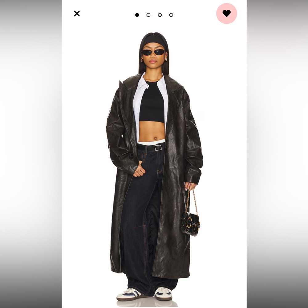 Lioness Olsen Faux Leather Coat